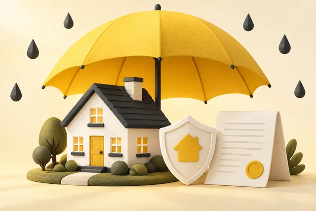 Illustration for Insurance, wildfire, flood, and earthquake risk