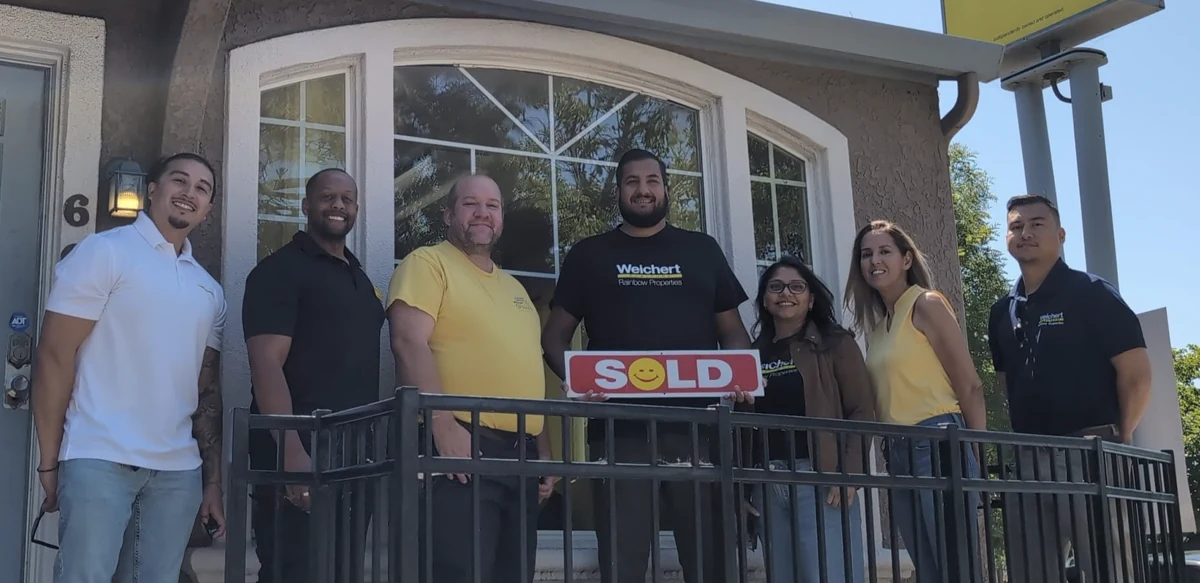 Rainbow Properties team at the Newark office
